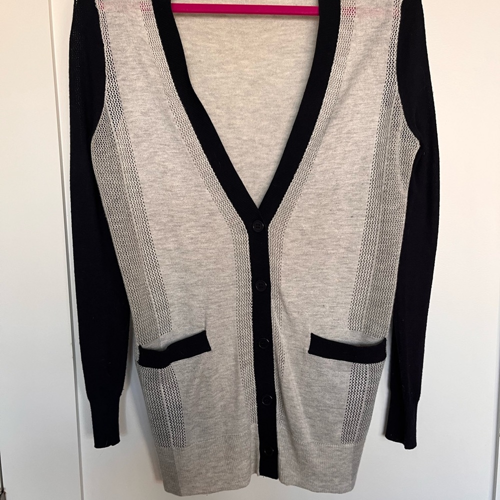 Stylish Black and Gray Women's Sweater